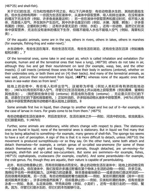 亚里士多德动物学三论(卷一):动物志・动物之构造・动物之生殖