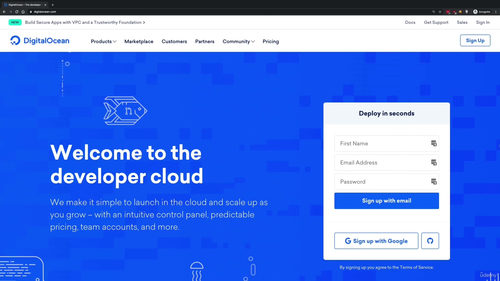 数字海洋（DigitalOcean）云平台基础