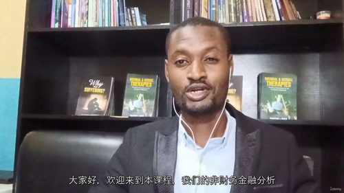 非财务专业人士的财务分析与规划课程  (中文字幕英文视频教程