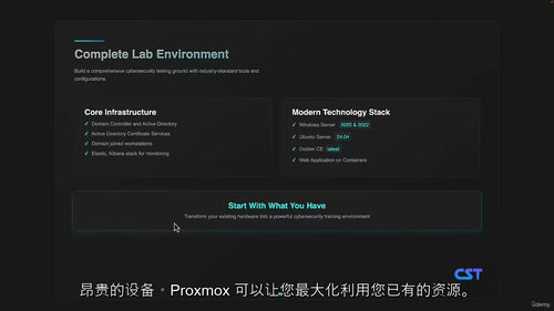 [中字] 基于 Proxmox 构建企业级网络安全实验平台（