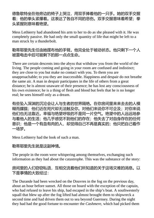 海上劳动者 维克多·雨果 （中英对照电子书）