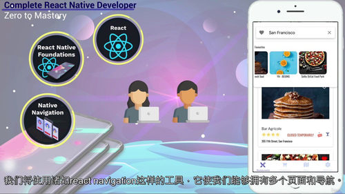 2023零基础到精通：React Native全栈开发（含H