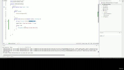 C#零基础入门:从小白到完成第一个项目 (英文课程中文字幕)